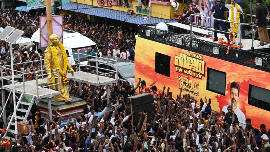 TVK Chief Vijay Criticizes CM Stalin on Campaign Limits, Foreign Investment Tours