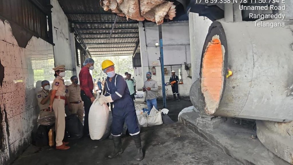 ₹25 Crore Worth of Narcotics Destroyed in Cyberabad