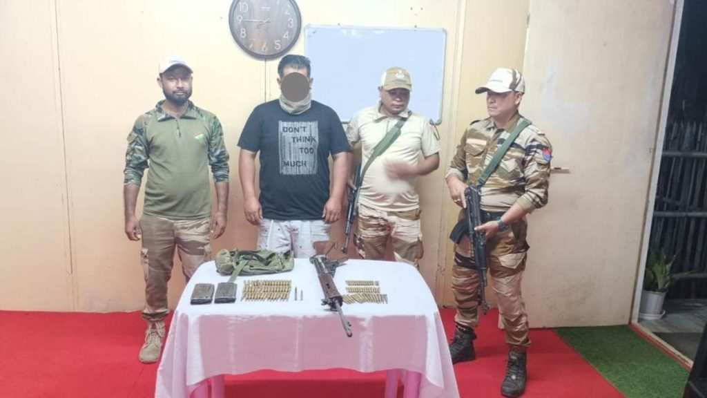Three militants, arms dealer arrested in Manipur