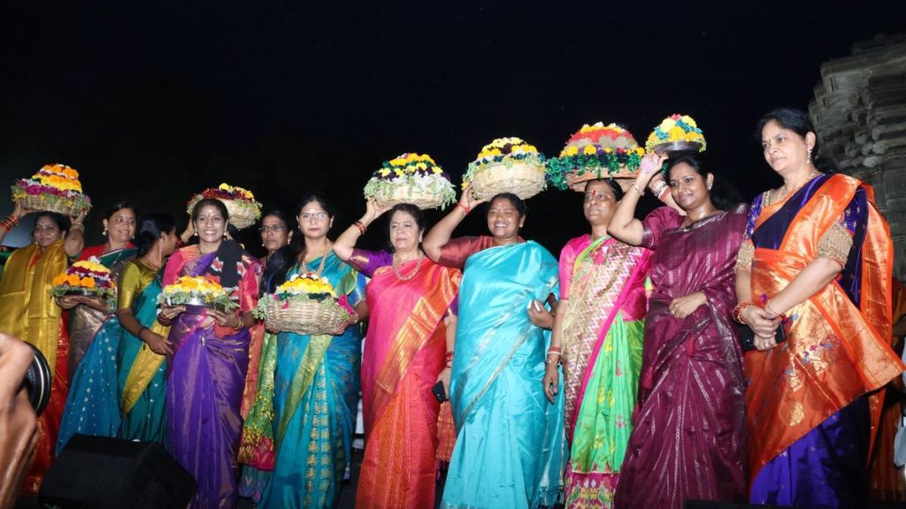 Warangal Welcomes Bathukamma Festivities with Grandeur