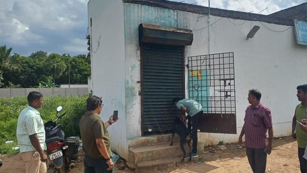 Burglars Loot ₹45,000 Cash, 900 Liquor Bottles from Tasmac Outlet